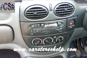 Renault Scenic Radio Removal Tool